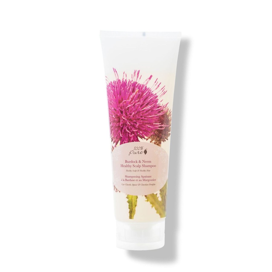 100% PURE Shampoo | Burdock And Neem Healthy Scalp Shampoo