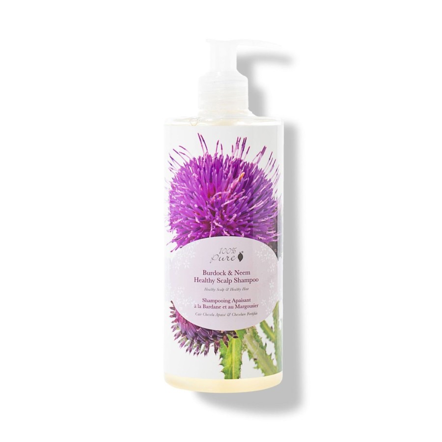 100% PURE Shampoo | Burdock And Neem Healthy Scalp Shampoo