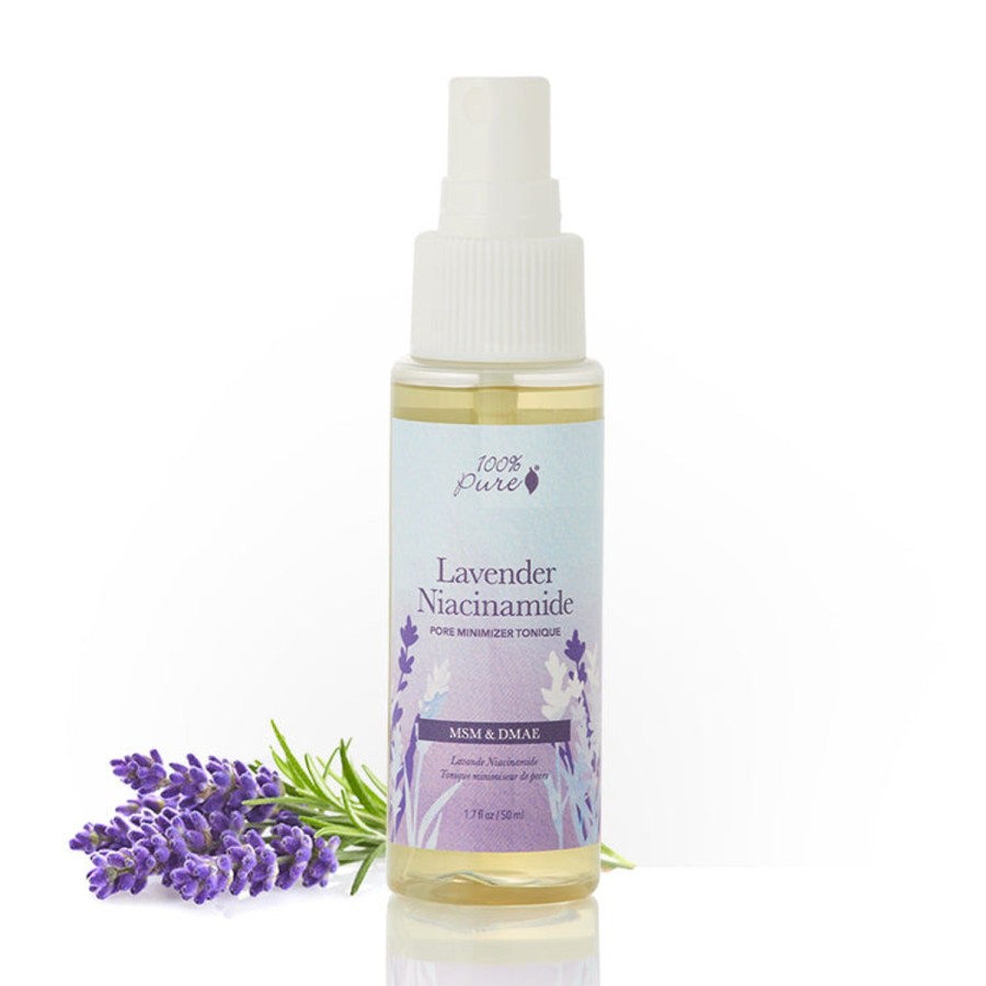 100% PURE Toner | Lavender Niacinamide Pore Minimizer Tonique