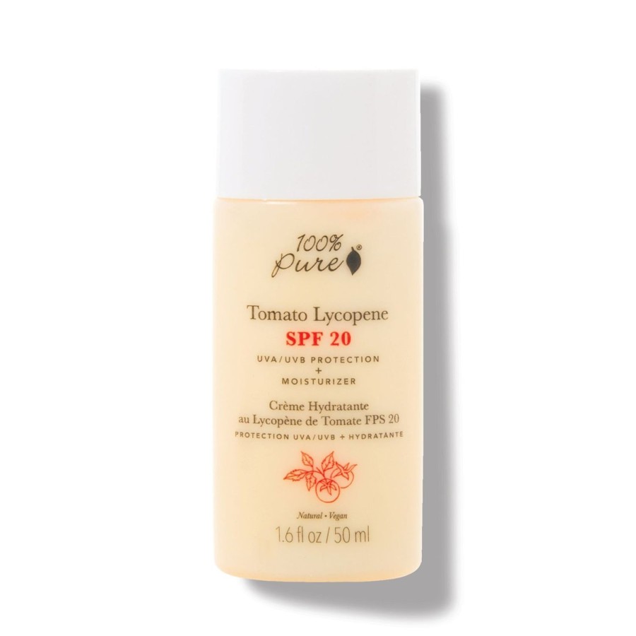 100% PURE Moisturizer | Tomato Lycopene Spf 20 Moisturizer