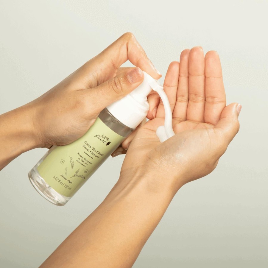 100% PURE Cleanser | Green Tea Cloud Foam Cleanser