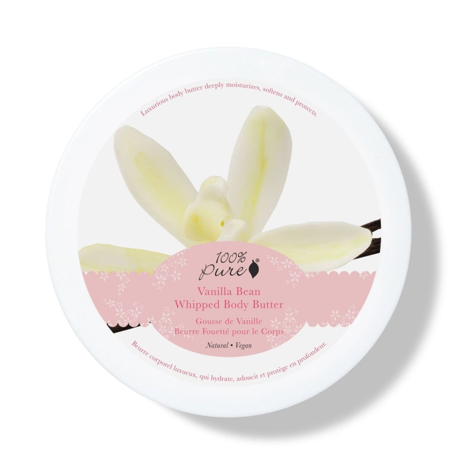 100% PURE Body Cream | Vanilla Bean Whipped Body Butter