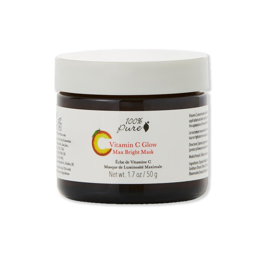 100% PURE Scrubs & Masks | 18.3% Active Ingredients Vitamin C Glow Max Bright Mask