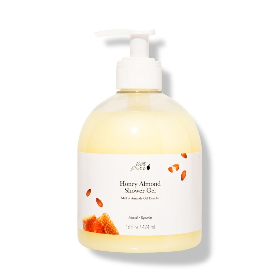 100% PURE Body Wash | Honey Almond Shower Gel